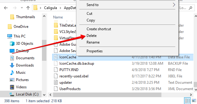 Windows 10 desktop icons not appearing