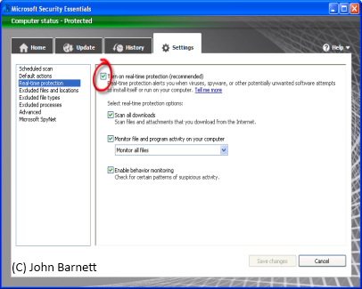 How To Turn Off Microsoft Security Essentials